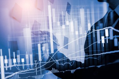 Borsa veya grafik ve şamdan grafiği uygun ticaret forex