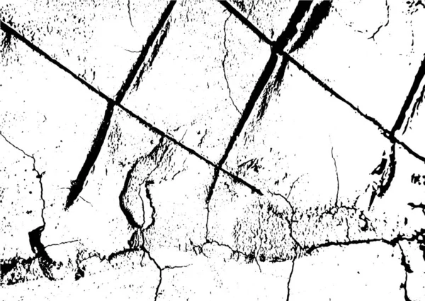 Schwarz Weißer Grunge Distress Overlay Textur Abstrakte Oberflächenstaub Und Grobe — Stockvektor