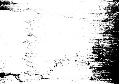 Siyah beyaz grunge. Tehlike örtüsü dokusu. Soyut yüzey tozu ve kaba duvar arkaplanı kavramı. Sıkıntı illüstrasyonu, grunge etkisi yaratmak için basitçe nesnenin üzerine yerleştirilir. Vektör EPS10.