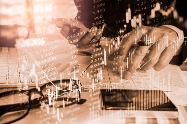 Borsa veya grafik ve şamdan grafiği uygun ticaret forex