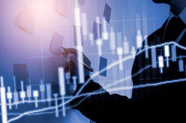 Borsa veya grafik ve şamdan grafiği uygun ticaret forex