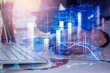 Borsa veya grafik ve şamdan grafiği uygun ticaret forex