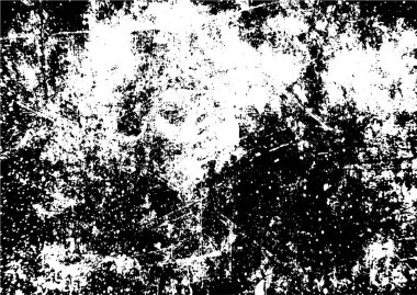 Grunge siyah ve beyaz doku vektör. Herhangi bir nesne üzerinde yer siyah grunge etkisi oluşturun. Sıkıntı grunge doku vektör illüstrasyon kaplama kullanımı kolay. Siyah grunge vektör yüzey arka plan. Soyut grunge doku vektör arka plan.