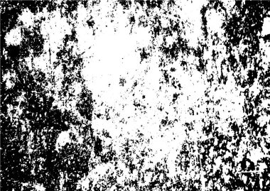 Grunge siyah ve beyaz doku vektör. Herhangi bir nesne üzerinde yer siyah grunge etkisi oluşturun. Sıkıntı grunge doku vektör illüstrasyon kaplama kullanımı kolay. Siyah grunge vektör yüzey arka plan. Soyut grunge doku vektör arka plan.