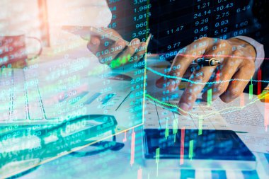 Borsa veya grafik ve şamdan grafiği uygun ticaret forex