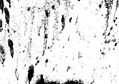 Siyah beyaz grunge. Tehlike örtüsü dokusu. Soyut yüzey tozu ve kaba duvar arkaplanı kavramı. Sıkıntı illüstrasyonu, grunge etkisi yaratmak için basitçe nesnenin üzerine yerleştirilir. Vektör EPS10.