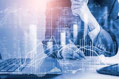 Borsa veya grafik ve şamdan grafiği uygun ticaret forex