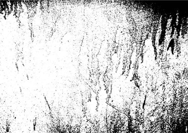 Siyah beyaz grunge. Tehlike örtüsü dokusu. Soyut yüzey tozu ve kaba duvar arkaplanı kavramı. Sıkıntı illüstrasyonu, grunge etkisi yaratmak için basitçe nesnenin üzerine yerleştirilir. Vektör EPS10.