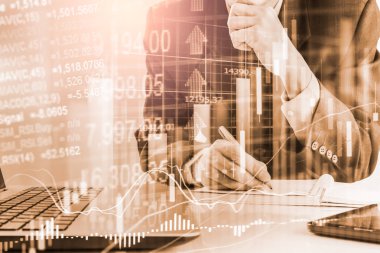 Borsa veya grafik ve şamdan grafiği uygun ticaret forex