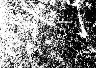 Siyah beyaz grunge. Tehlike örtüsü dokusu. Soyut yüzey tozu ve kaba duvar arkaplanı kavramı. Sıkıntı illüstrasyonu, grunge etkisi yaratmak için basitçe nesnenin üzerine yerleştirilir. Vektör EPS10.