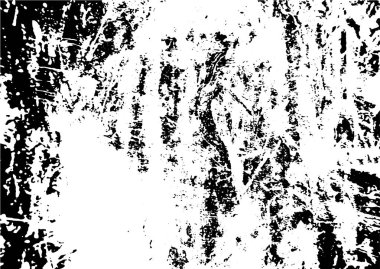 Siyah beyaz grunge. Tehlike örtüsü dokusu. Soyut yüzey tozu ve kaba duvar arkaplanı kavramı. Sıkıntı illüstrasyonu, grunge etkisi yaratmak için basitçe nesnenin üzerine yerleştirilir. Vektör EPS10.
