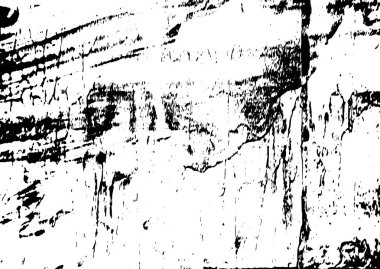 Siyah beyaz grunge. Tehlike örtüsü dokusu. Soyut yüzey tozu ve kaba duvar arkaplanı kavramı. Sıkıntı illüstrasyonu, grunge etkisi yaratmak için basitçe nesnenin üzerine yerleştirilir. Vektör EPS10.