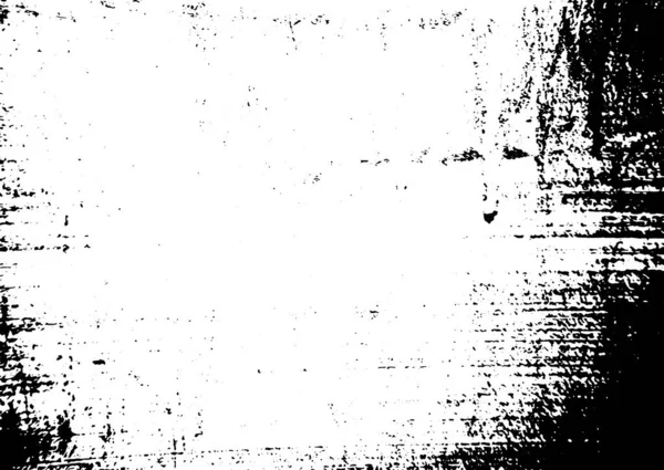 Grunge Noir Blanc Texture Superposition Détresse Poussière Surface Abstraite Concept — Image vectorielle