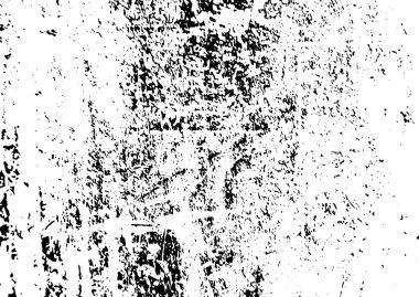 Siyah beyaz grunge. Tehlike örtüsü dokusu. Soyut yüzey tozu ve kaba duvar arkaplanı kavramı. Sıkıntı illüstrasyonu, grunge etkisi yaratmak için basitçe nesnenin üzerine yerleştirilir. Vektör EPS10.