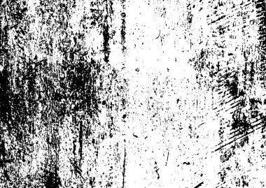 Siyah beyaz grunge. Tehlike örtüsü dokusu. Soyut yüzey tozu ve kaba duvar arkaplanı kavramı. Sıkıntı illüstrasyonu, grunge etkisi yaratmak için basitçe nesnenin üzerine yerleştirilir. Vektör EPS10.