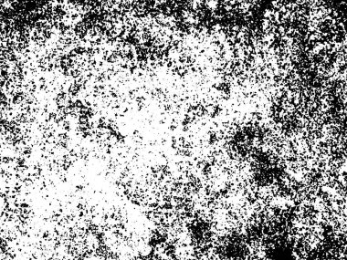 Siyah beyaz grunge. Tehlike örtüsü dokusu. Soyut yüzey tozu ve kaba duvar arkaplanı kavramı. Sıkıntı illüstrasyonu, grunge etkisi yaratmak için basitçe nesnenin üzerine yerleştirilir. Vektör EPS10.