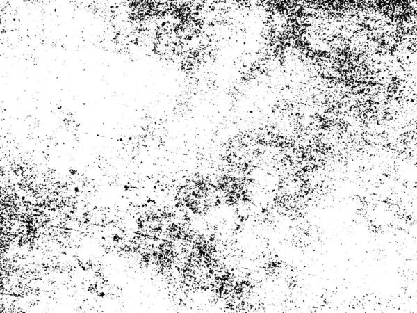 Grunge Noir Blanc Texture Superposition Détresse Poussière Surface Abstraite Concept — Image vectorielle