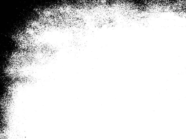 Grunge Noir Blanc Texture Superposition Détresse Poussière Surface Abstraite Concept — Image vectorielle