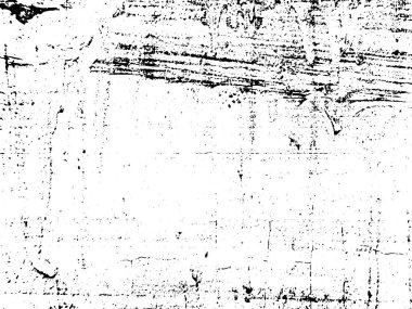 Siyah beyaz grunge. Tehlike örtüsü dokusu. Soyut yüzey tozu ve kaba duvar arkaplanı kavramı. Sıkıntı illüstrasyonu, grunge etkisi yaratmak için basitçe nesnenin üzerine yerleştirilir. Vektör EPS10.