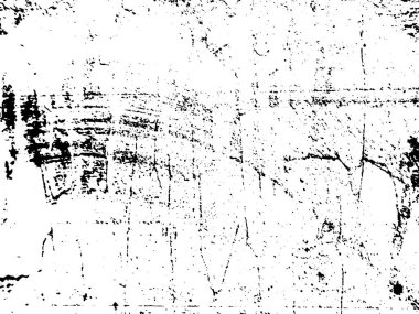Siyah beyaz grunge. Tehlike örtüsü dokusu. Soyut yüzey tozu ve kaba duvar arkaplanı kavramı. Sıkıntı illüstrasyonu, grunge etkisi yaratmak için basitçe nesnenin üzerine yerleştirilir. Vektör EPS10.
