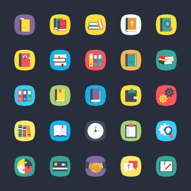 App düz vektör Set
