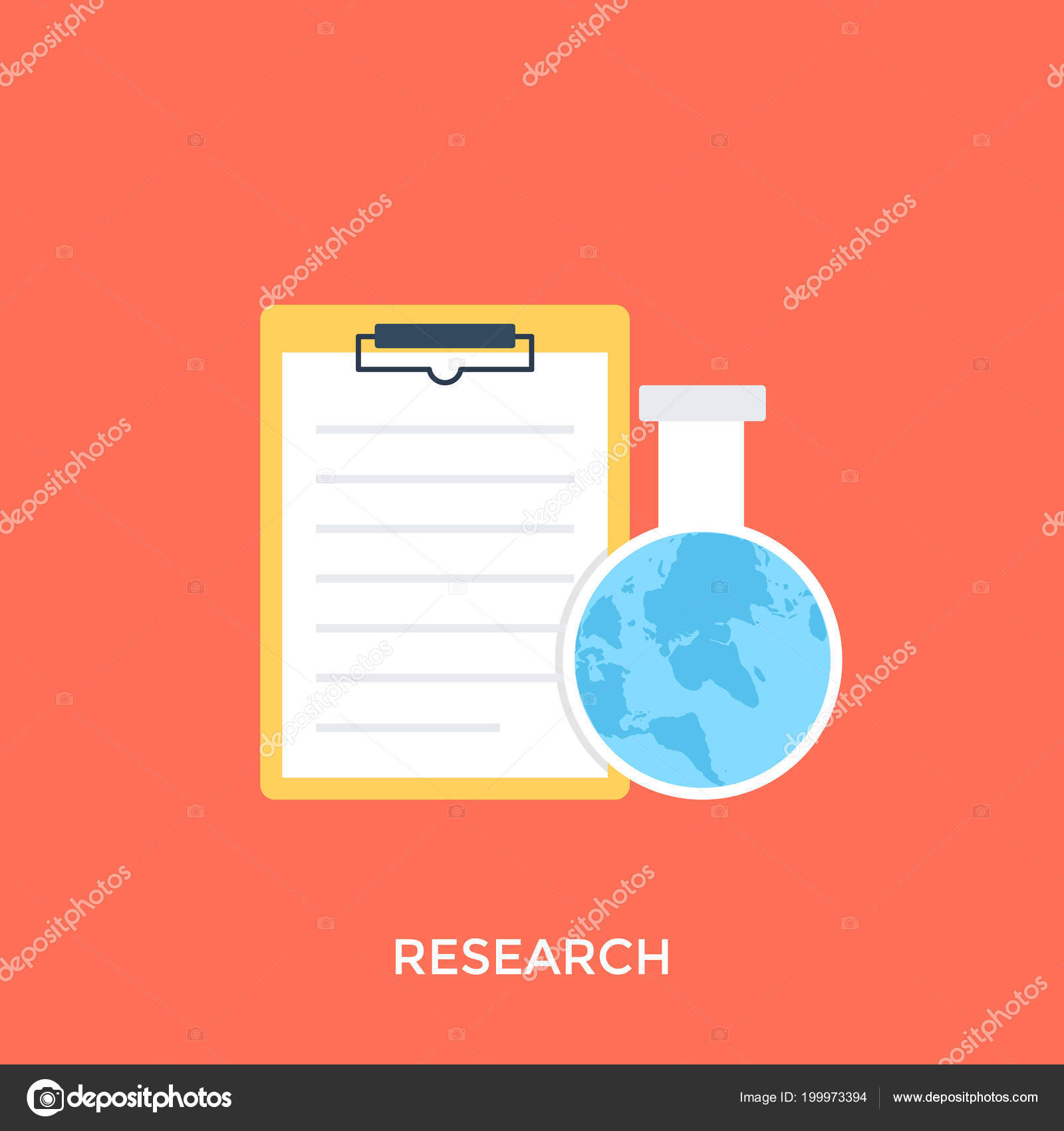 Image Clipboard Vessel Shows Measurements Research Stock Vector Image