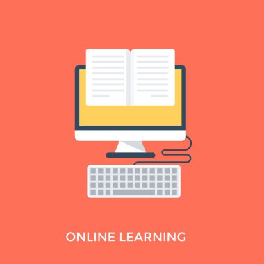 E-ileri teknoloji ile öğrenme bir resim gösterme.