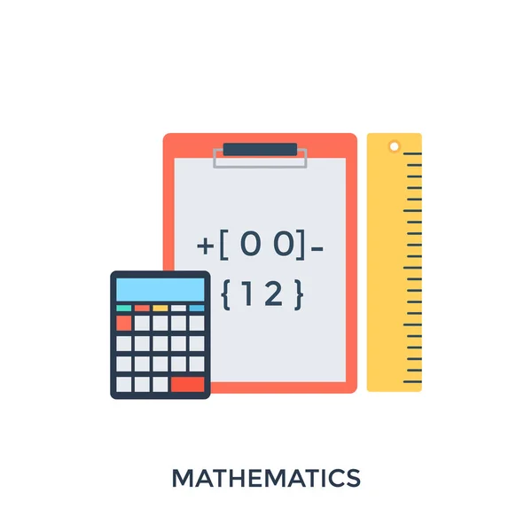 Ikona Zobrazující Účetnictví Matematické Výpočty — Stockový vektor