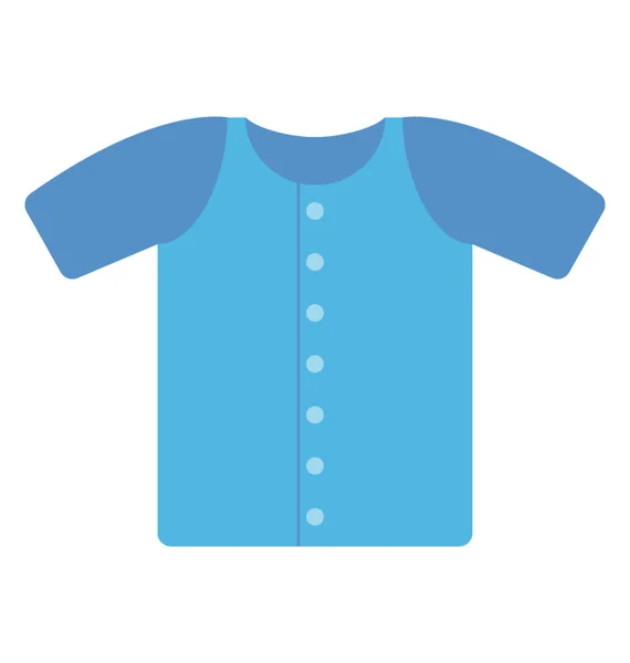 Jongen Kinderen Lange Mouwen Shirt — Stockvector