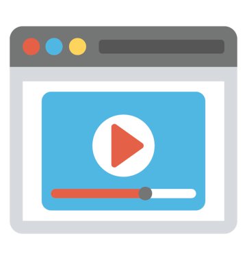 Kitle iletişim araçları video oynatıcı ile online bir arayüz