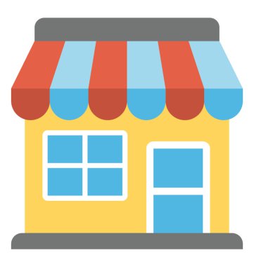 Bir dükkan bina küçük bir yerel bakkal