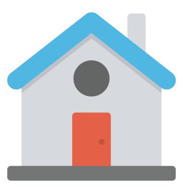 Düz simgesi tasarım bir Web sitesi ana sayfasının