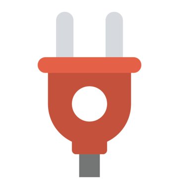 Düz simgesi tasarım güç takın