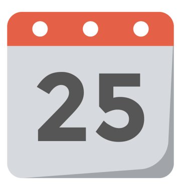 Basit takvim tarihi 25 ile 