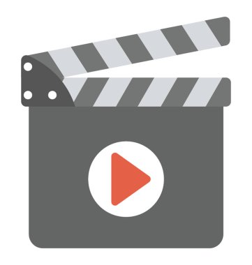 Media player clapper masa, film 