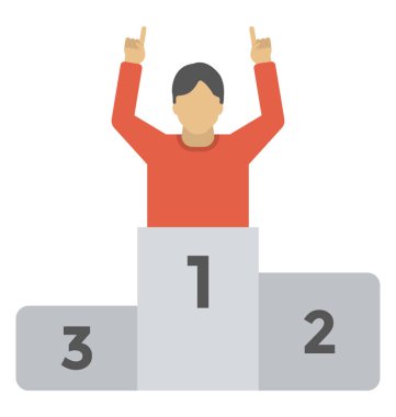 Onun ilk yer zaferini kutluyor işadamı kazanan 