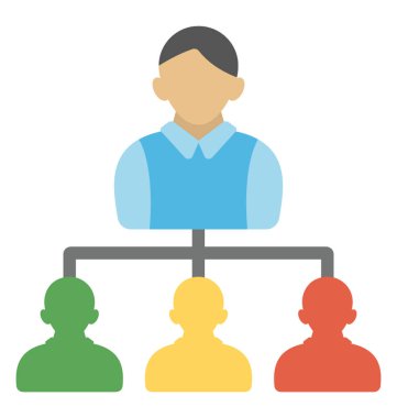 Ofis yönetimi için hiyerarşik yapısı 