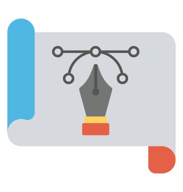 Düz simgesi tasarım Web sitesi prototip 