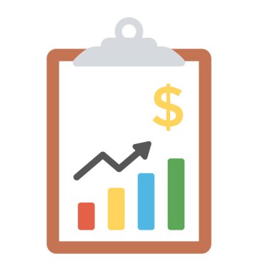 Çubuk grafik analiz pazarlama bayraklarında ile bir pano