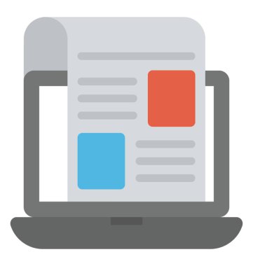 Düz simgesi tasarım web düzenleri