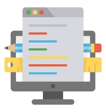 Monitör ekran levha, yazı yazma gösterilen kalem ile