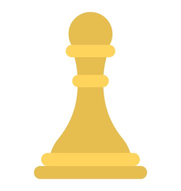 Strateji temsil etmek için kullanılan bir satranç piyon