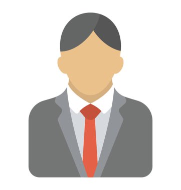 Düz simgesi tasarım işadamı