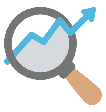 Seo Analizi simgeleyen ok üzerinde bir büyüteç