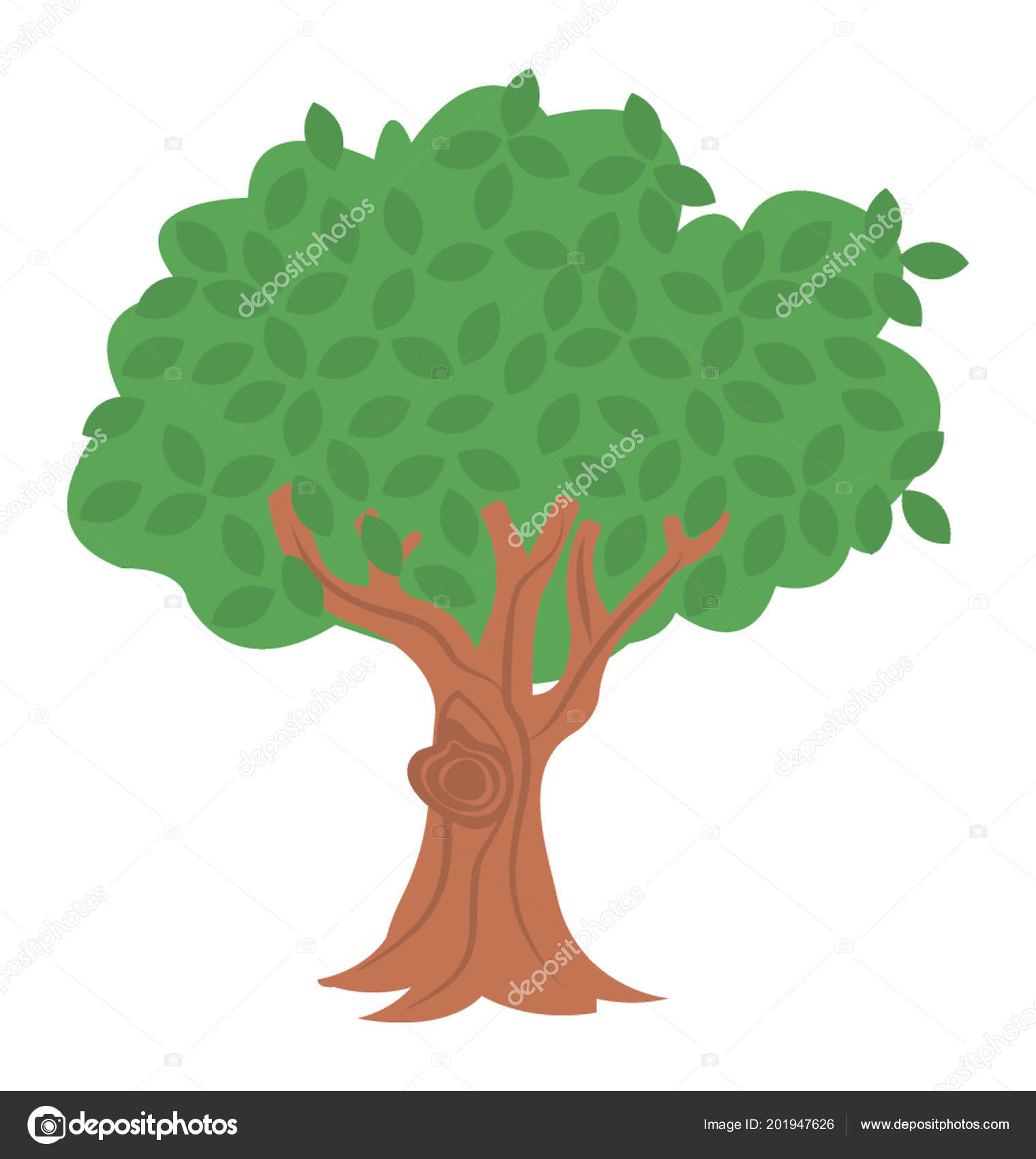 Árbol Frutal Fresco Manzano Icono Plano Vector de stock #201947626 de  ©vectorsmarket, image size:1520x1700