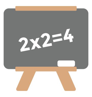 Matematik denklem hesaplama yazı tahtası üzerinde 