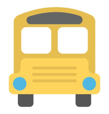 Bir yol ulaşım otobüs, okul ya da yolcu otobüs