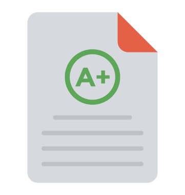 Sonuç, artı bir sınıf karne Not akademik