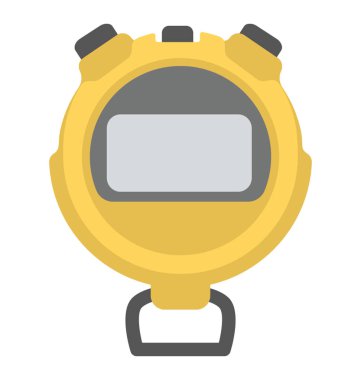 Bu kronometre düz simgesi tasarım ile geri sayım