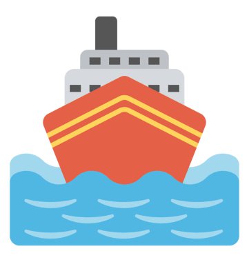 Deniz gemi gezi ve seyahat amaçlı bir denizde. 